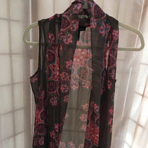 3/$30 INC International Concepts sheer sleeveless